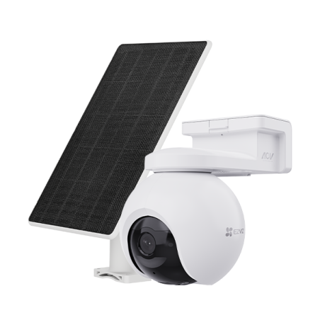Kit cámara 4G WiFi EZVIZ CS-EB8/SP - 4K PT 360°