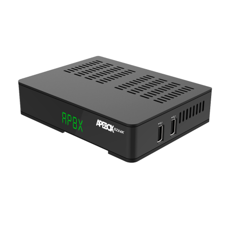 REACONDICIONADO | Receptor satélite Apebox S2X 4K - DVB-S2X Multistream, UHD 4K, IPTV