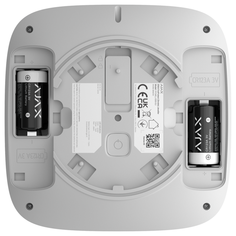 Detector de humo Ajax AJ-EN54-SMOKE-W - Jeweller 1700 m