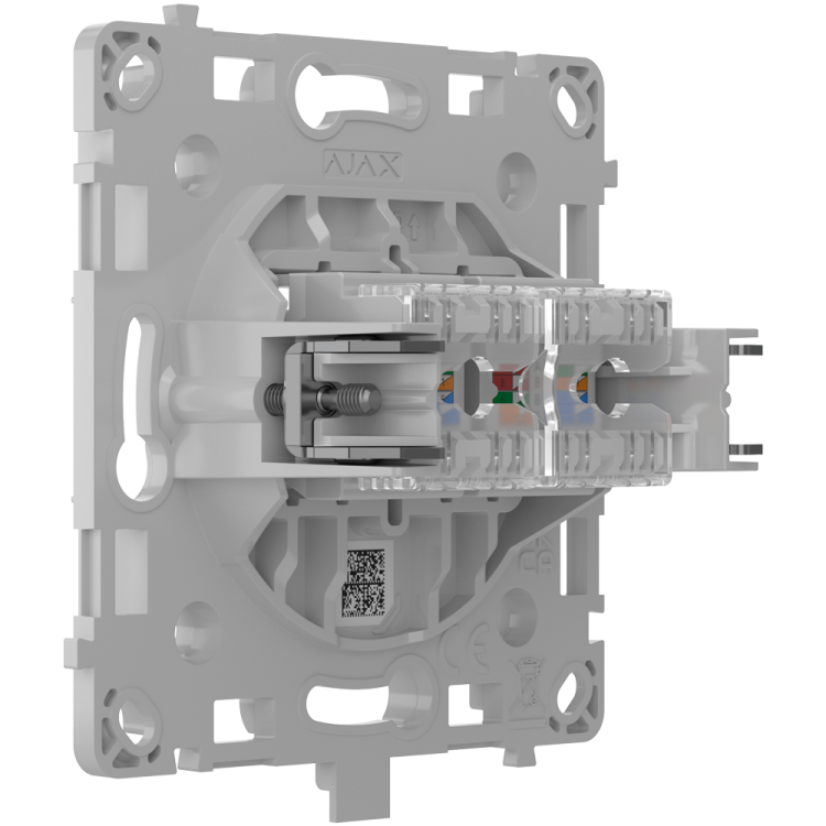 Enchufe Ethernet Ajax AJ-OUTLETCORE-LAN-W - 2 puertos