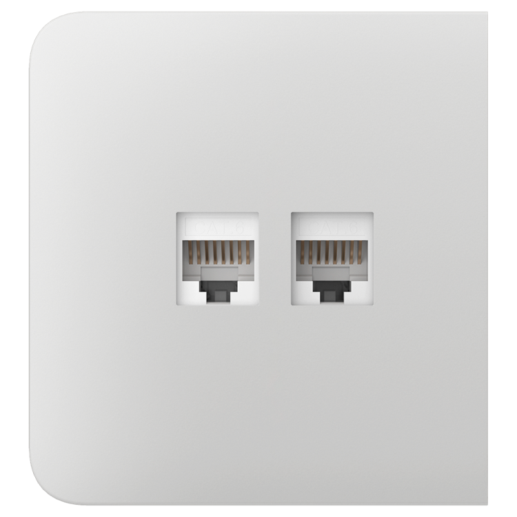 Tapa lateral Ethernet AJAX AJ-SIDECOVER-LAN-W - Blanco
