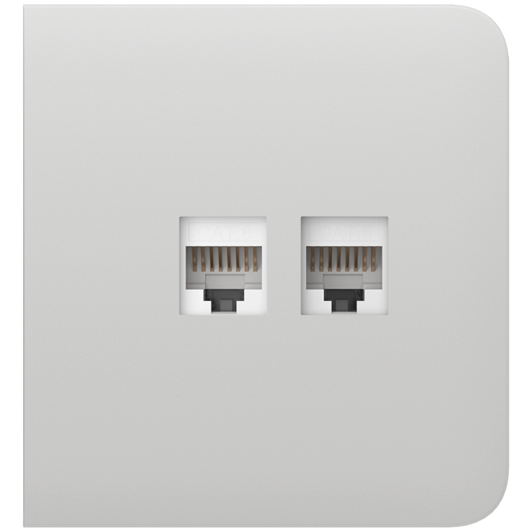 Tapa lateral Ethernet AJAX AJ-SIDECOVER-LAN-W - Blanco