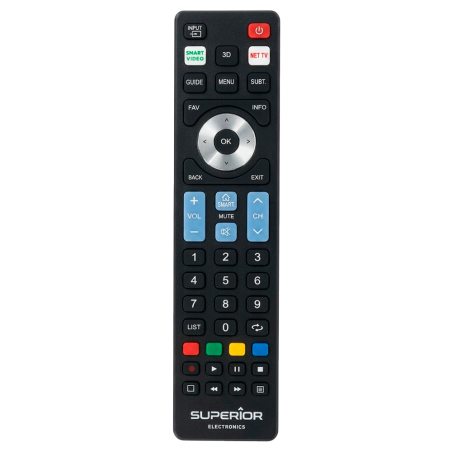 Mando universal SUPERIOR READY5 SMART - IR Smart TV