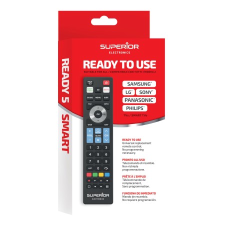 Mando universal SUPERIOR READY5 SMART - IR Smart TV
