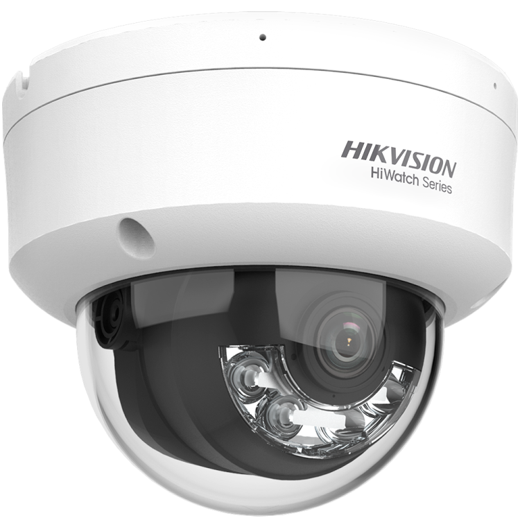 Cámara IP domo HiWatch HWI-D140HA-LUC - 4 MP PoE