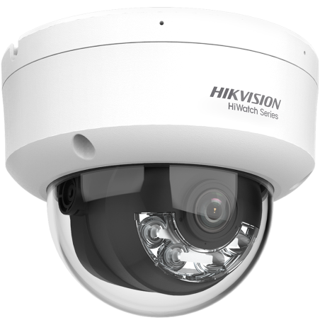 Cámara IP domo HiWatch HWI-D140HA-LUC - 4 MP PoE