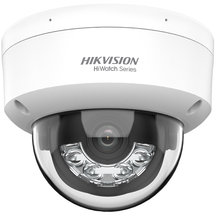 Cámara IP domo HiWatch HWI-D140HA-LUC - 4 MP PoE