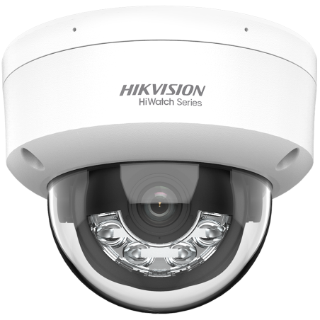 Cámara IP domo HiWatch HWI-D140HA-LUC - 4 MP PoE