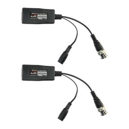 Transceptor pasivo video y alimentación a par trenzado RJ45. 2uds