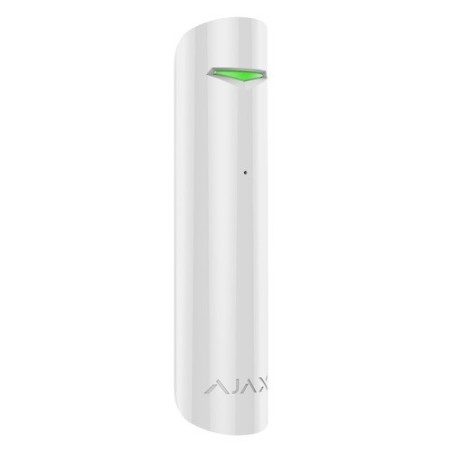 Detector de rotura de cristal Ajax AJ-GLASSPROTECT-W - 9 m, 180°, blanco