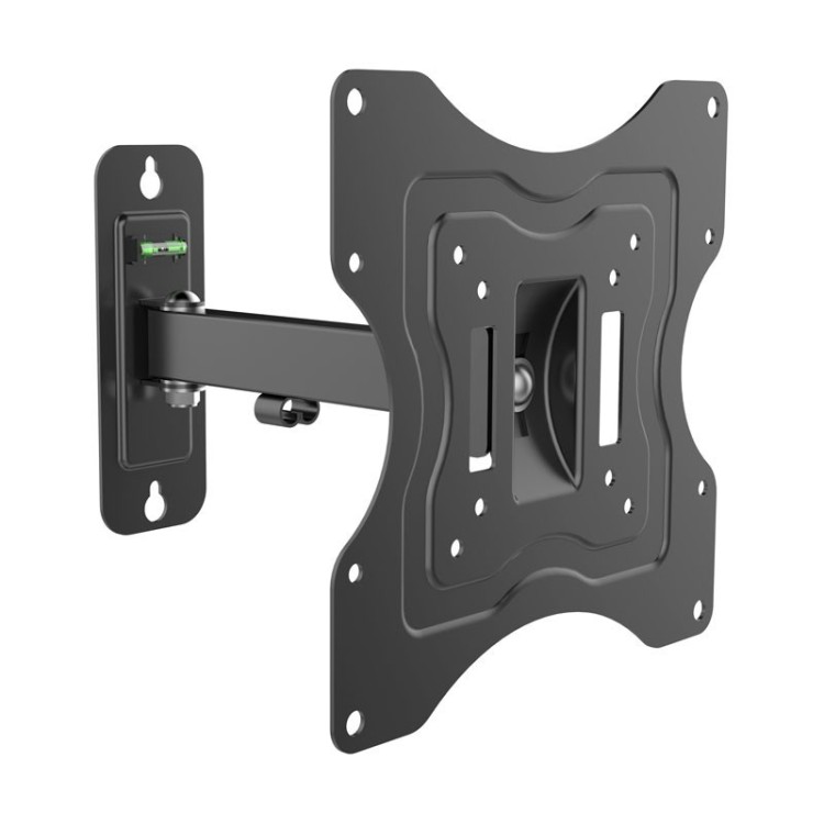 Soporte TV de pared 23-42", hasta 15kg, Giro +-180º, distancia de pared 65-240mm, con brazo.
