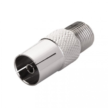 Adaptador F Hembra a TV Hembra E-006