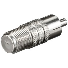 Transición ""F"" hembra a RCA macho. 11845