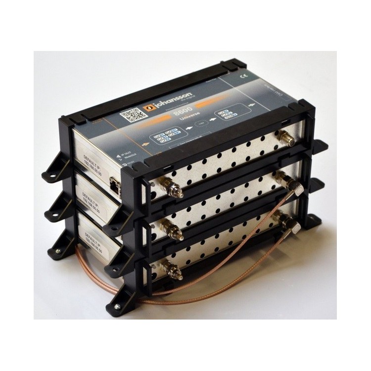 Trans modulador autónomo universal TERRESTRE, SATÉLITE, CABLE E IP. JOHANSSON UNIVERSE 8600