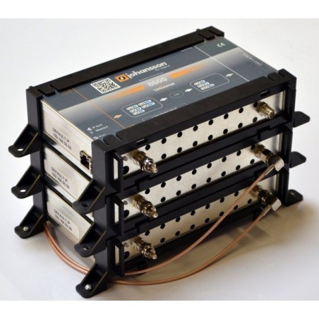 Trans modulador autónomo universal TERRESTRE, SATÉLITE, CABLE E IP. JOHANSSON UNIVERSE 8600