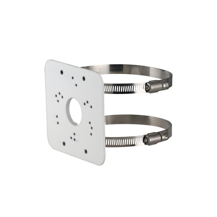 Soporte de mástiles/farolas para domos motorizadas. Aluminio. Rango de diámetro 80~150 mm