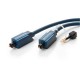 Cable audio óptico digital de 0.5mts con conector Toslink/Toslink