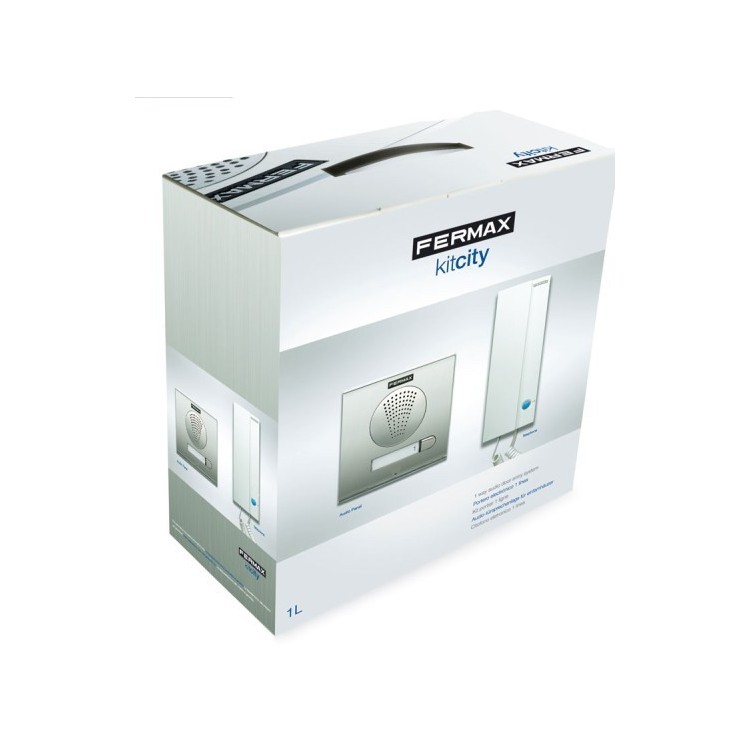 Kit portero 2 viviendas, serie CITY. Teléfono Loft 4+n