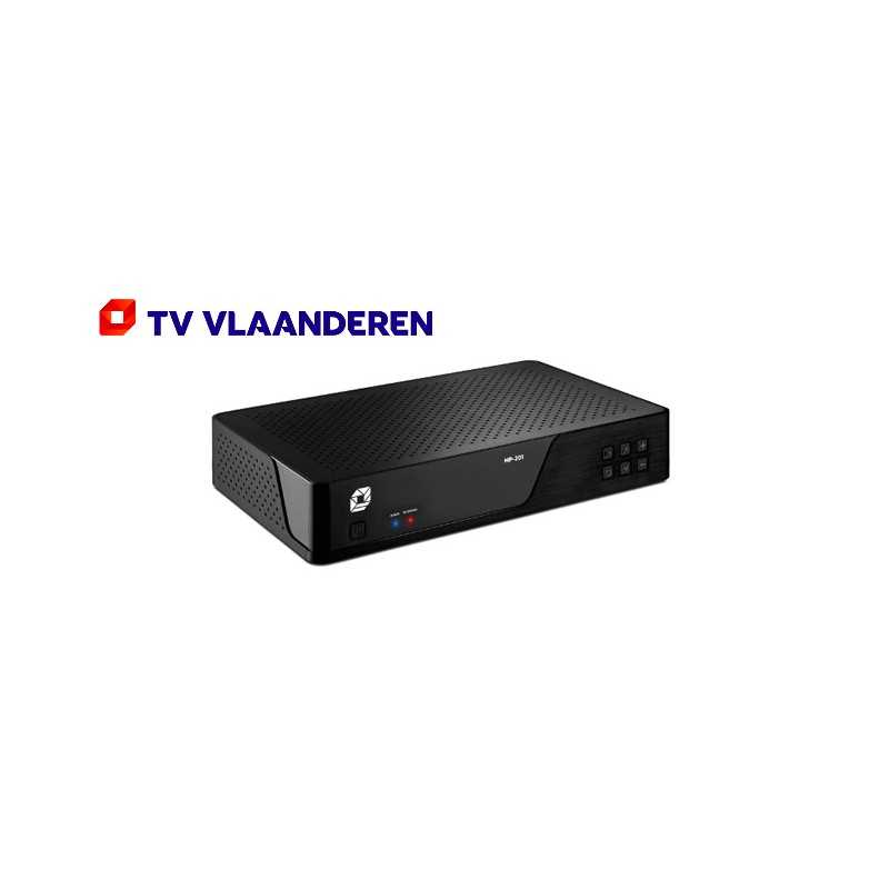 Receptor SAT (S2)+ Tarjeta TV Vlaanderen, Twin Tuner, FULL HD, H.264, sin  Wifi