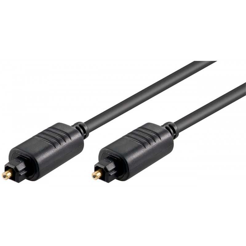pómulo darse cuenta tofu Cable audio óptico digital de 0.5mts con conector Toslink/Toslink