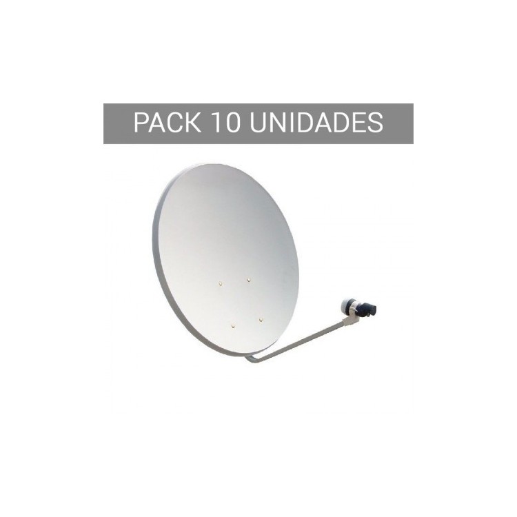 Kit antena satelite  K60C10 + LNB SCH500 + 53034. Precio por unidad. En embalaje de 10 unidades