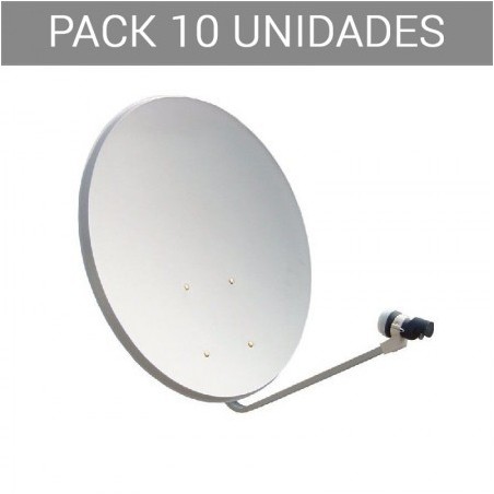 Kit antena satelite  K60C10 + LNB SCH500 + 53034. Precio por unidad. En embalaje de 10 unidades