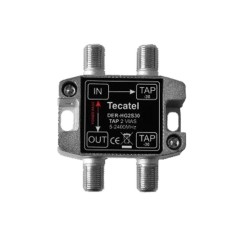 Derivador serie HG 5-2400 MHz, 2 Salidas, 20 dB