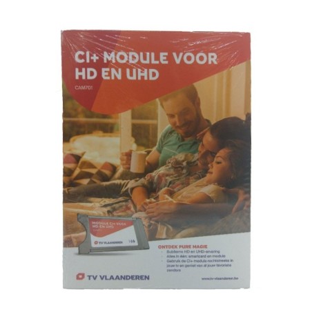 Pcmcia VIacces + Tarjeta Vlaanderen, CI+ MODULE VOOR HD EN UHD