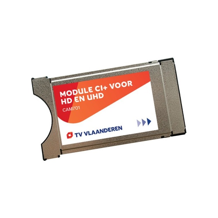 Pcmcia VIacces + Tarjeta Vlaanderen, CI+ MODULE VOOR HD EN UHD