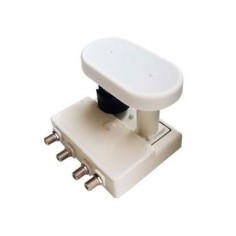 Lnb Monoblock 4,3 (Astra 19.2 - 23.5) para cuatro receptores. Para antenas de 80cm