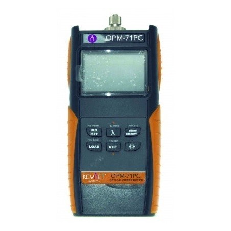 Medidor potencia óptica -70/+10dBm con volcado datos a PC