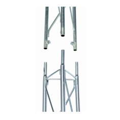 Torreta tramo intermedio 2'5m, 180mm, altura máxima 10mts (4 tramos)