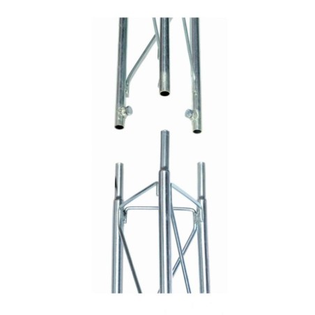 Torreta tramo intermedio 2'5m, 180mm, altura máxima 10mts (4 tramos)