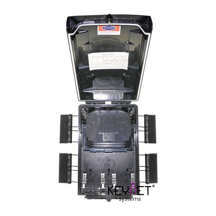 Caja IP68 16 SC, 48 fusiones. Alta calidad