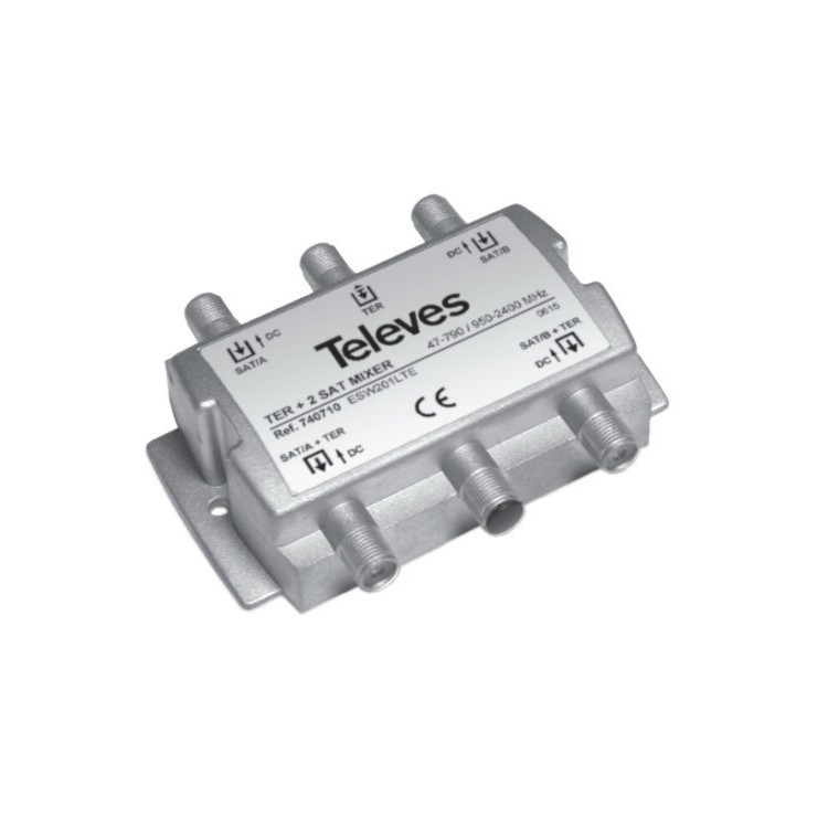 Mezclador 3 Entradas - 2 Salidas