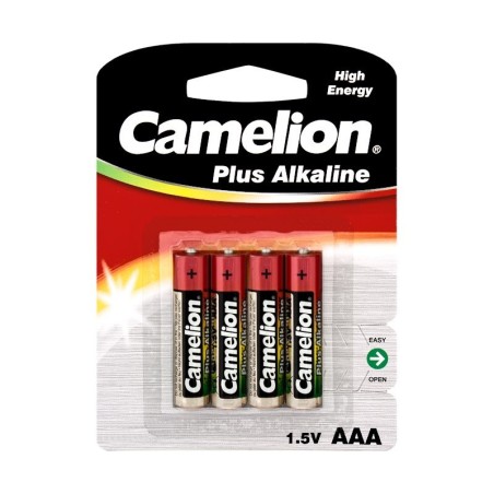 Paquete de 4 pilas Alcalinas LR03 AAA, 1,5V, Alcalina