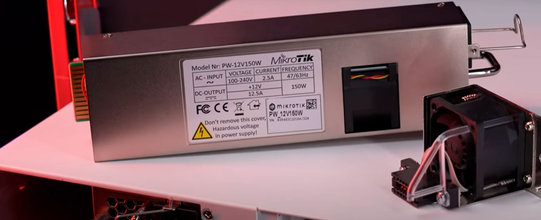 PW48V-12V150W Hot Swap -48V DC