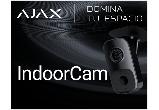 AJAX IndoorCam: Seguridad profesional e IA para el hogar.