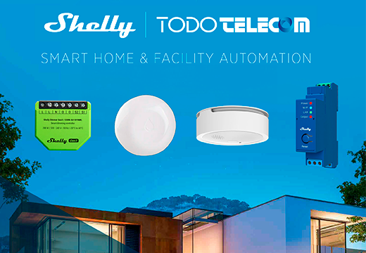 Shelly en Todo Telecom: Automatización profesional donde el cable no llega